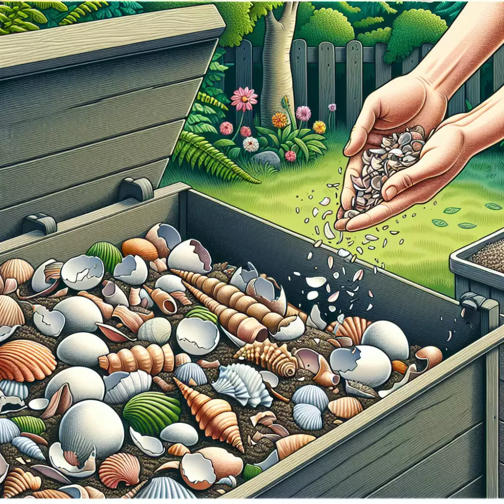 skořápky do kompostu