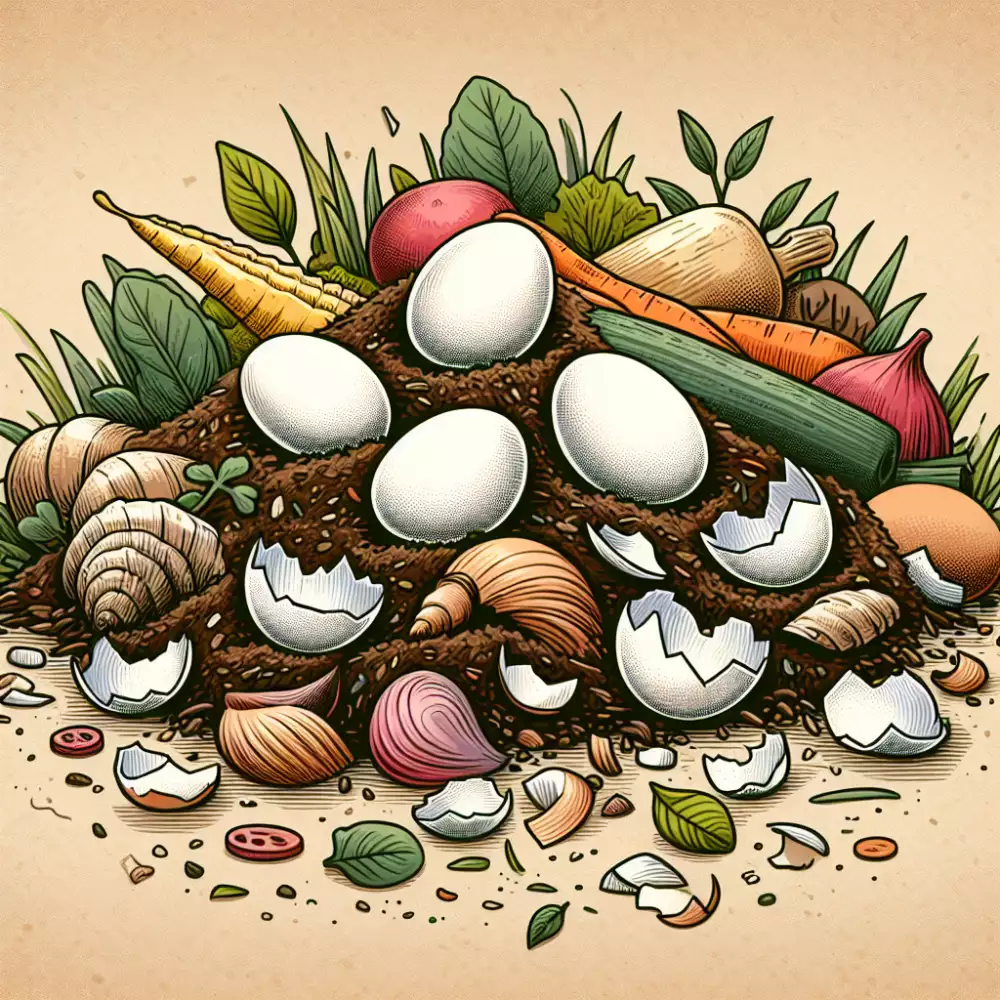 skořápky do kompostu