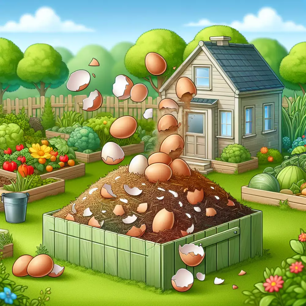 skořápky do kompostu