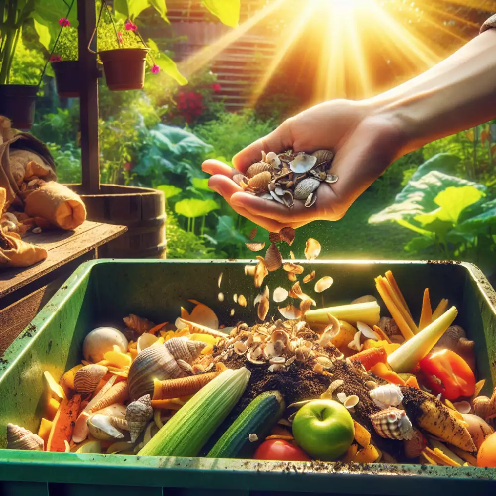 skořápky do kompostu
