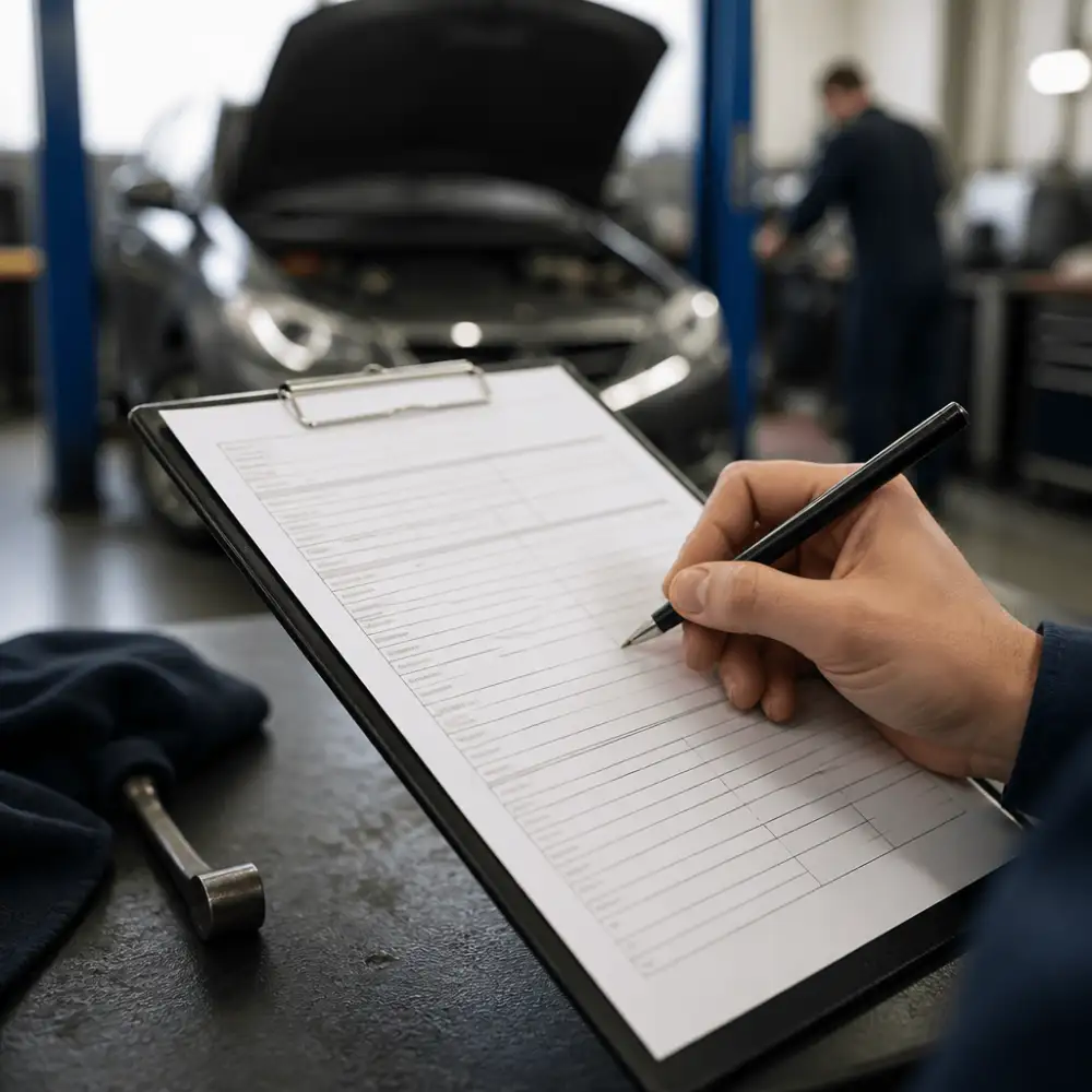 zakázkový list autoservis
